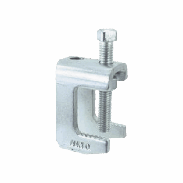 Mordaza Acero Fija barras de 3/4", para varilla roscada de 1/4".