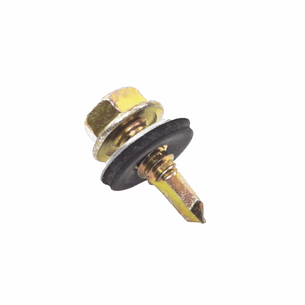 Tornillo Punta Broca Sello Montado 6.4 X 25 mm (1/4" X 1") Caj. C/100pz.