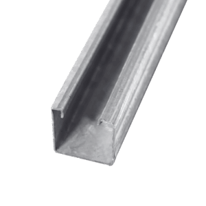 Unicanal Sólido 4 X 4 cm X 3 m (Galvanizado en Caliente).
