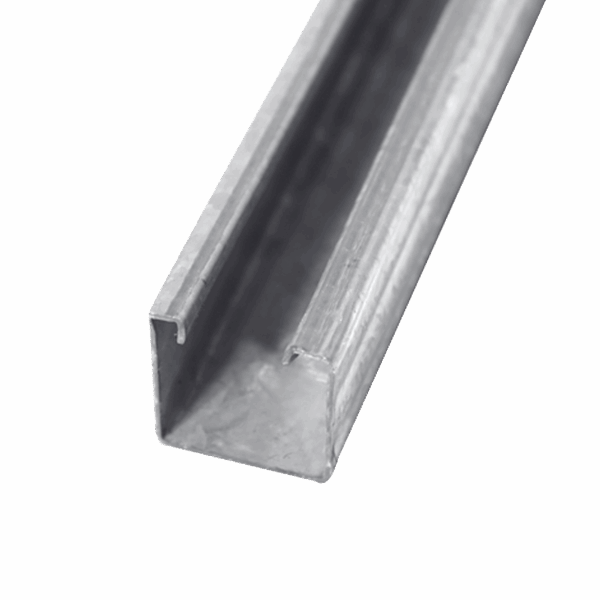 Unicanal Sólido 4 X 4 cm X 3 m (Galvanizado en Caliente).