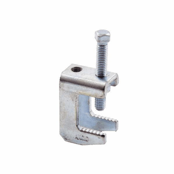 Mordaza Acero Fija barras de 1 1/4", para varilla roscada de 3/8.