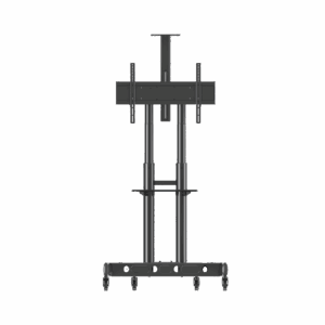 Soporte de Pantalla con Ruedas / Compatible con Monitores de 43″a 90″ / Base para Colocar Accesorios Adicionales / Vesa 200*200 – 800*500/ Carga máxima: 90.9Kg (200Lbs)