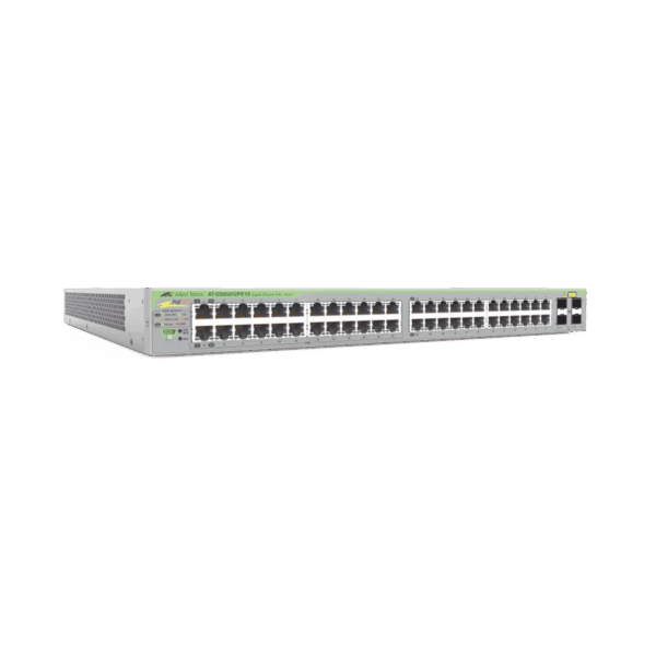 Gigabit webSmart switch, 48 Puertos Totales, 24c/PoE+ 10/100/1000T, 4 Puertos SFP