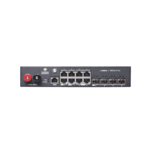 Switch cnMatrix WISP TX1012-DC-P de 8 puertos PoE y 4 SFP+, 170 W PoE Budget, Capa 2, gestión gratuita desde la nube, para corriente directa