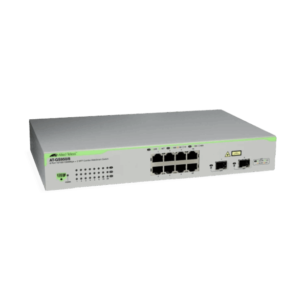 Switch WebSmart con 8 port 10/100/1000TX, 2 x 100/1000 SFP (ECO version)