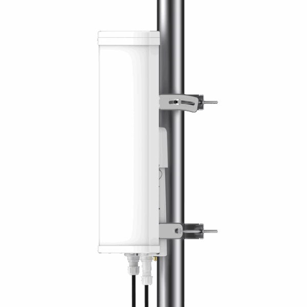 Antena sectorial  de 90 grados, 18 dBi, 5.9-7.1 GHz, MU-MIMO 4x4, incluye kit de montaje para EPMP4600