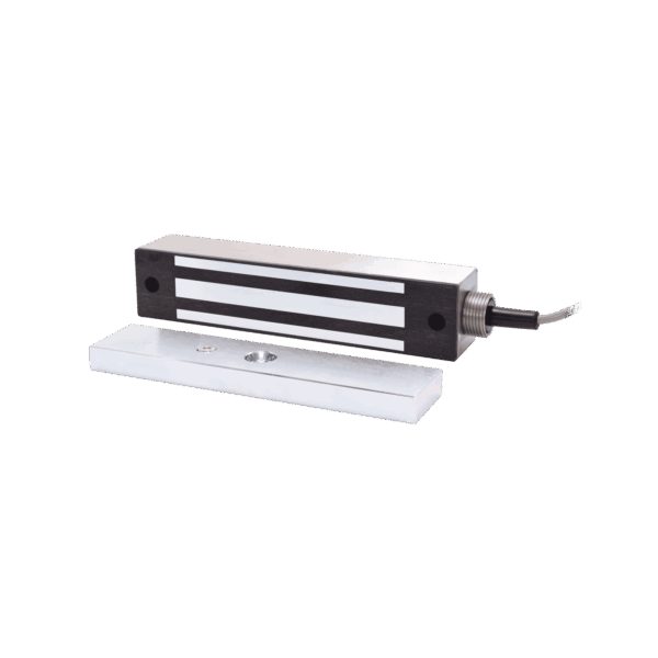 CERRADURA ELECTROMAGNETICA DE 600LB  CON  CORDON ARMADO
