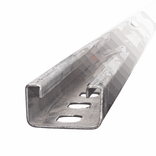 Unicanal Perforado 4 X 2 cm X 3 m / Calibre 16 / Galv. Electrolítico