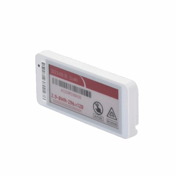 Etiqueta de Tinta Electrónica / ESL / 2.9 Pulgadas / Uso en Estantes / Bluetooth