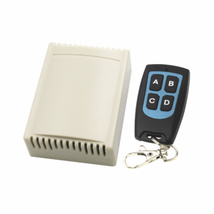 Receptor con Control Remoto de 4 Canales / Soporta 40 Transm...