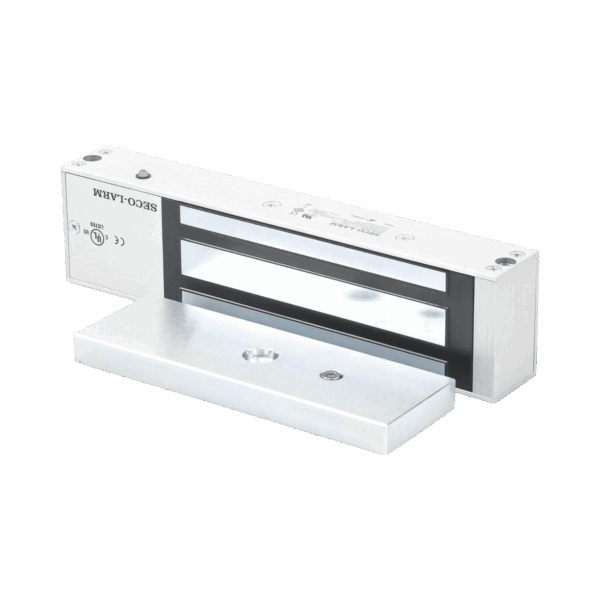 Cerradura Electromagnética de 1200-lb - Sensor de Retención, LED, Listada en UL
