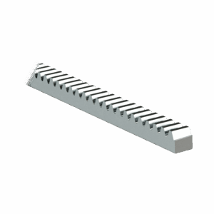 260 Cremallera Modulo 6 / Fabricada en Acero / Compatible Con Motores Para Puertas Corredizas Con Piñon Modulo 6