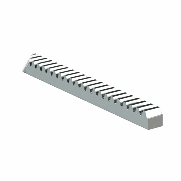 260 Cremallera Modulo 6 / Fabricada en Acero / Compatible Con Motores Para Puertas Corredizas Con Piñon Modulo 6