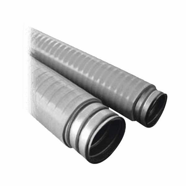 Tubo Flexible tipo Liquidtight de 2" (50 mm). Acero + Forro PVC. Rollo de 30 Metros.