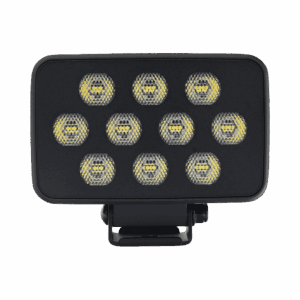 Luz de Trabajo Ultra brillante Cuadrada, 10 LED, 8937 Lúmenes, 12-24 Vcd