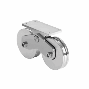 Rueda Doble de 16 cm / Capacidad Para Puertas de hasta 1920 ...