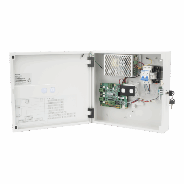 Controlador de Acceso para 4 puertas / Administrable 100 % en la Nube / Compatible con Teclado Wiegand de Terceros / PIN para visitas desde la APP / Capacidad de batería de respaldo / Función de  Anti-Passback / 50,000 Tarjetas