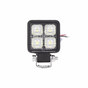 Luz de trabajo de 4 LED de 10 Watt, 12-24 Vcd, 800 lúmenes