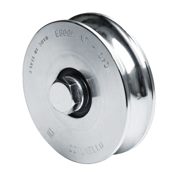 Rueda de 14 cm SIN Soporte / Soporta hasta 550 kg / Canal Tipo "U"