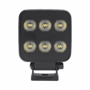 Luz de Trabajo Ultra brillante Cuadrada, 6 LED, 6552 Lúmenes, 12-24 Vcd