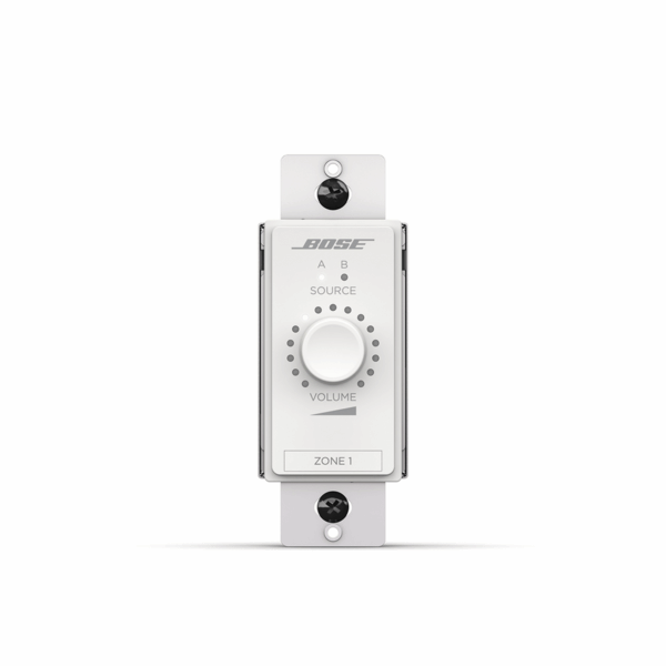 ControlCenter Controlador de volumen y seleccion de fuente (A/B) de zona digital | Blanco