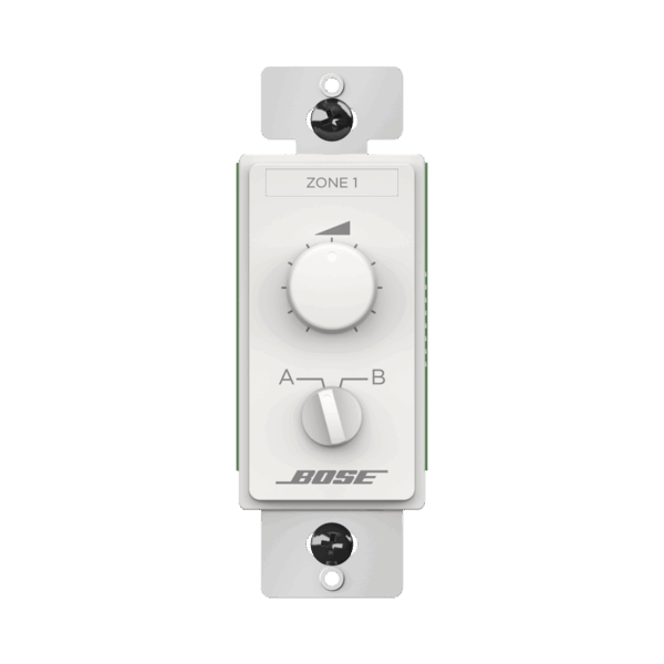 Contolador de Volumen mas selector de fuente | Blanco