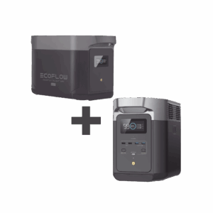 Kit de Estación de Energía Portátil 2048Wh + Batería Externa 2048Wh (4096Wh Totales)