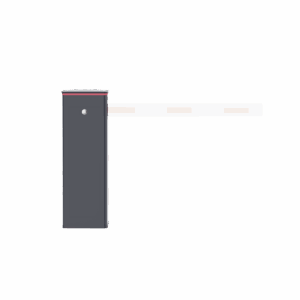 Barrera Vehicular Izquierda / Soporta Brazo ARTICULADO de Hasta 4 Metros / Final de Carrera Ajustable Por Programación / Tiempo de Apertura de 3 Segundos / Con Corona Led Semaforizada