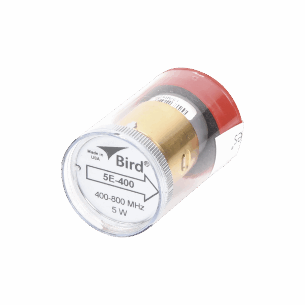 Elemento de 50 Watt en linea 7/8" para Wattmetro BIRD 43 en Rango de Frecuencia de 400 a 800 MHz.