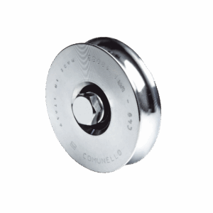 310 – Rueda de 8 cm SIN Soporte / Soporta hasta 200 kg / Canal Tipo “U”