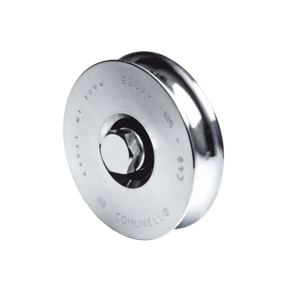 310 - Rueda de 8 cm SIN Soporte / Soporta hasta 200 kg / Canal Tipo "U"