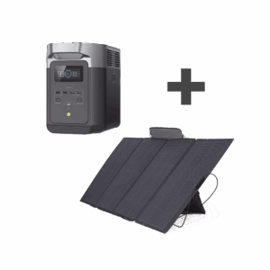 Kit de Estación de Energía Portátil 2048Wh + Panel Solar Flexible 400W