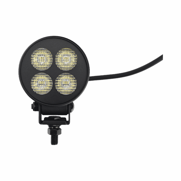 Luz de Trabajo Ultra brillante Circular, 4 LED, 2556 Lúmenes, 12-24 Vcd