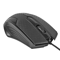 MOUSE ALAMBRICO OPTICO 1200 DPI CONECTOR USB WIN XP/VISTA/7/8/10/11/MAC OS X EASY LINE BY PERFECT CHOICE – NEGRO