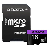 MEMORIA ADATA MICRO SDHC 16GB UHS-I CLASE 10 C/ADAPTADOR (AUSDH16GUICL10-RA1)