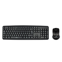 KIT DE TECLADO Y MOUSE ALAMBRICO CONECTOR USB PERFECT CHOICE – NEGRO