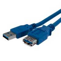 CABLE DE 1M DE EXTENSIN ALARGADOR PASIVO USB 3.0 SUPERSPEED – MACHO A HEMBRA USB A – EXTENSOR – AZUL – STARTECH.COM MOD. USB3SEXT1M
