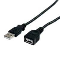 CABLE DE 0.9M DE EXTENSIN USB 2.0 DE ALTA VELOCIDAD HI SPEED – MACHO A HEMBRA USB A – EXTENSOR – NEGRO – STARTECH.COM MOD. USBEXTAA3BK