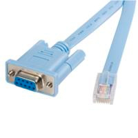 CABLE DE 1.8M PARA GESTION DE ROUTER CONSOLA CISCO RJ45 A SERIAL DB9 – ROLLOVER – MACHO A HEMBRA – STARTECH.COM MOD. DB9CONCABL6