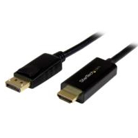 CABLE ADAPTADOR DE 2M DISPLAYPORT A HDMI – COLOR NEGRO – ULTRA HD 4K – STARTECH.COM MOD. DP2HDMM2MB
