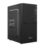 GABINETE QUARONI FRENTE ABS, NEGRO TIPO ALUMINO CEPILLADO CO...