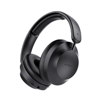 AUDIFONOS ACTECK TRITON PRO HP636 / DIADEMA / INALAMBRICOS / BT 5.4 – AUX 3.5 MM / MICROFONO OMNIDIRECCIONAL / BATERIA 30 HRS / CANCELACION DE RUIDO / ULTRALIGEROS / 20 HZ -20 KHZ / NEGRO / AC-940924