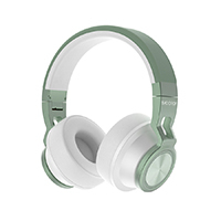 AUDIFONOS BACKDROP INALAMBRICOS DE DIADEMA BLUETOOTH – ALAMBRICOS COLOR BLANCO CON VERDE