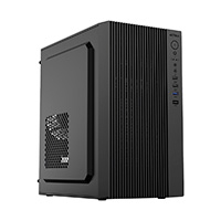 GABINETE ACTECK ZENITH GI656 / MINI TORRE / MINI ITX, MICRO ATX / FUENTE DE PODER 500 W / 1 VENTILADOR 120MM / METAL / 3 AÑOS DE GARANTIA / NEGRO / AC-939263