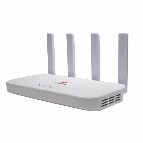 ONU XGSPON / Wi-Fi 6 / 1 Puerto RJ45 2.5 Gbps / 3 Puertos RJ45 1 Gbps / 1 FXS / 1 Puerto USB /