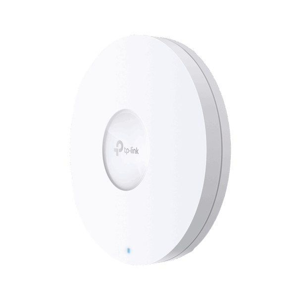 Punto de Acceso Omada / Wi-Fi 6 AX5400 MU-MIMO 4x4 /  Mesh Omada / Alta Densidad de Usuarios / Configuración por Controlador o Stand-Alone / Para Montaje en Techo/pared / Alimentación PoE+