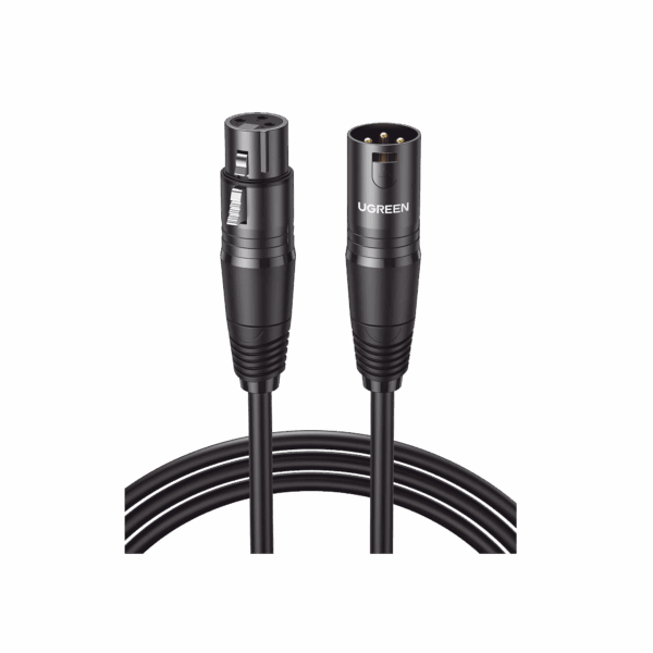 Cable para Micrófono XLR Tipo Canon Macho a Hembra | 5 Metros Plug & Play | Anti interferencias | Triple Blindaje | Alta Calidad | Color Negro