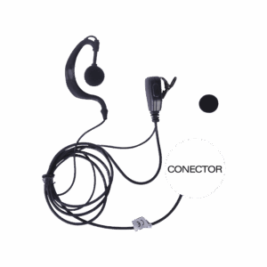 Micrófono – audífono de solapa ajustable al oído para KENWOOD PKT23K