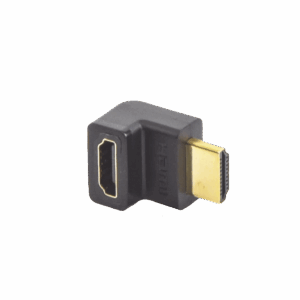 Adaptador HDMI de 90 Grados Macho a Hembra / Hacia Arriba / HDMI 2.0  4K@60Hz / Proporciona Flexibilidad Sin Doblar los Cables HDMI
