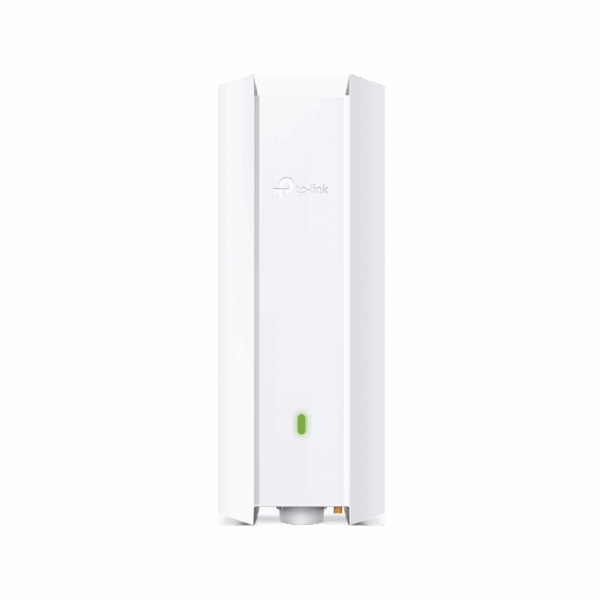 Punto de Acceso Omada Exterior-Interior / Wi-Fi 6 AX3000 MU-MIMO 2x2 / Mesh Omada / Alta Densidad de Usuarios / Configuración por Controlador o Stand-Alone / Para Montaje en Mástil/ Pared / Alimentación PoE+